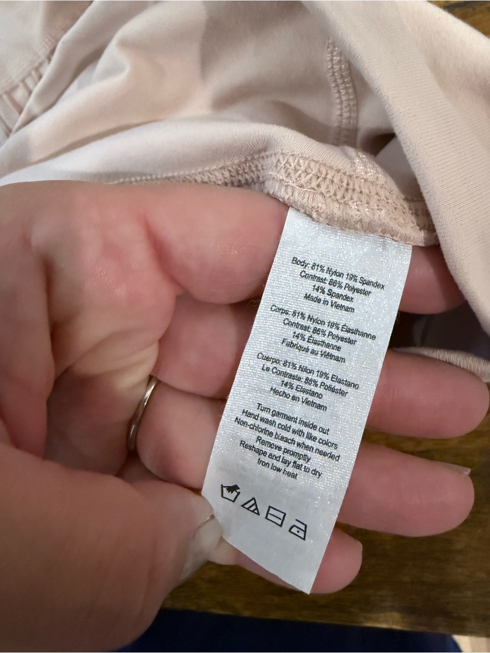 Alo Yoga High Waist Moto Legging in Nectar - Picture 5 of 7